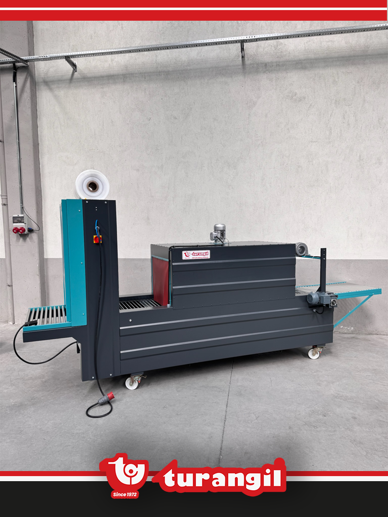 TGS60 YARI OTOMATİK 60X50X150 TÜNELLİ POLİETİLEN SHRİNK AMBALAJ MAKİNESİ	
