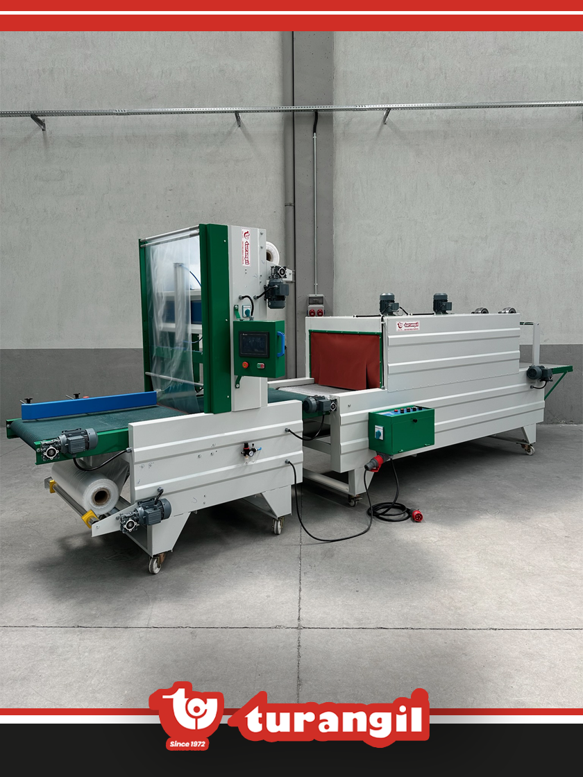 TGSOKB100 TAM OTOMATİK ÖNDEN BESLEME 100X50X200 TÜNELLİ SHRİNK AMBALAJ MAKİNESİ