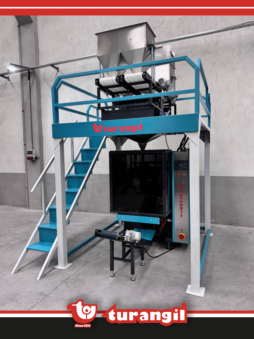 TGP1404 TAM OTOMATİK 4 TERAZİLİ DOLUM SİSTEMLİ DİKEY PAKETLEME MAKİNESİ