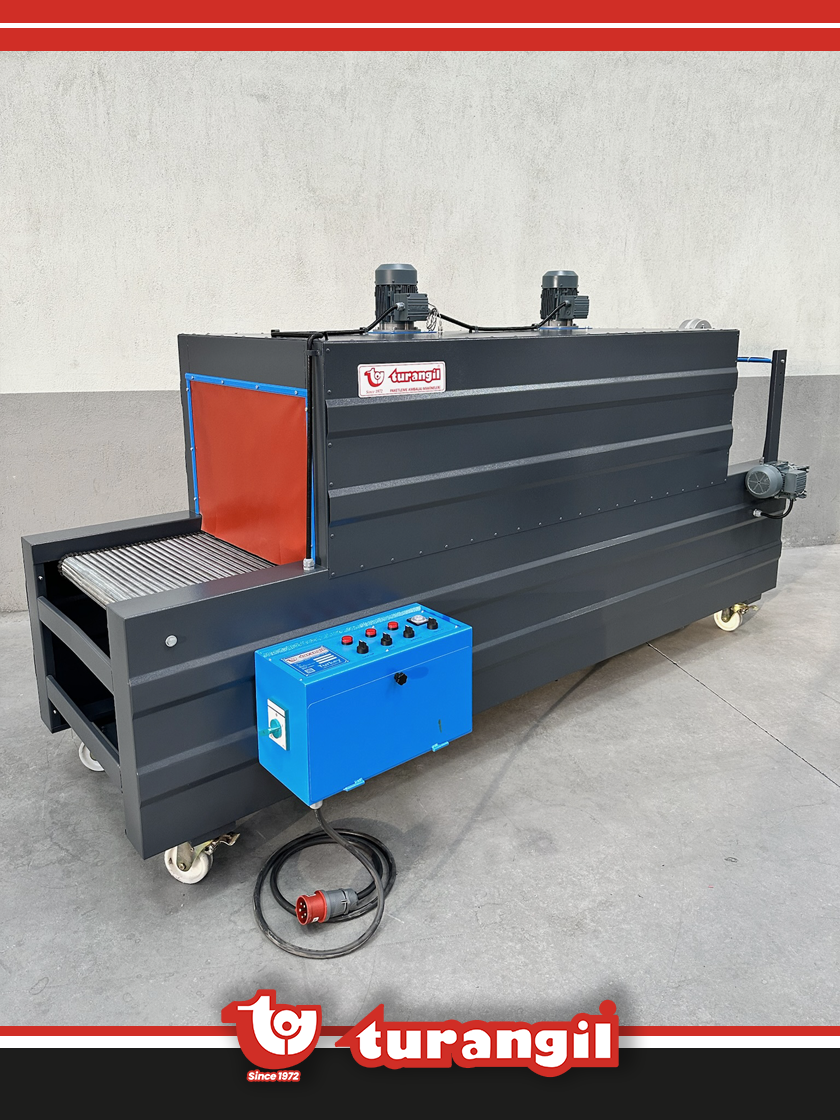 TGT60EXT YARI OTOMATİK 60X50X250 EXTENDED SHRİNK AMBALAJ ISI TÜNELİ MAKİNESİ