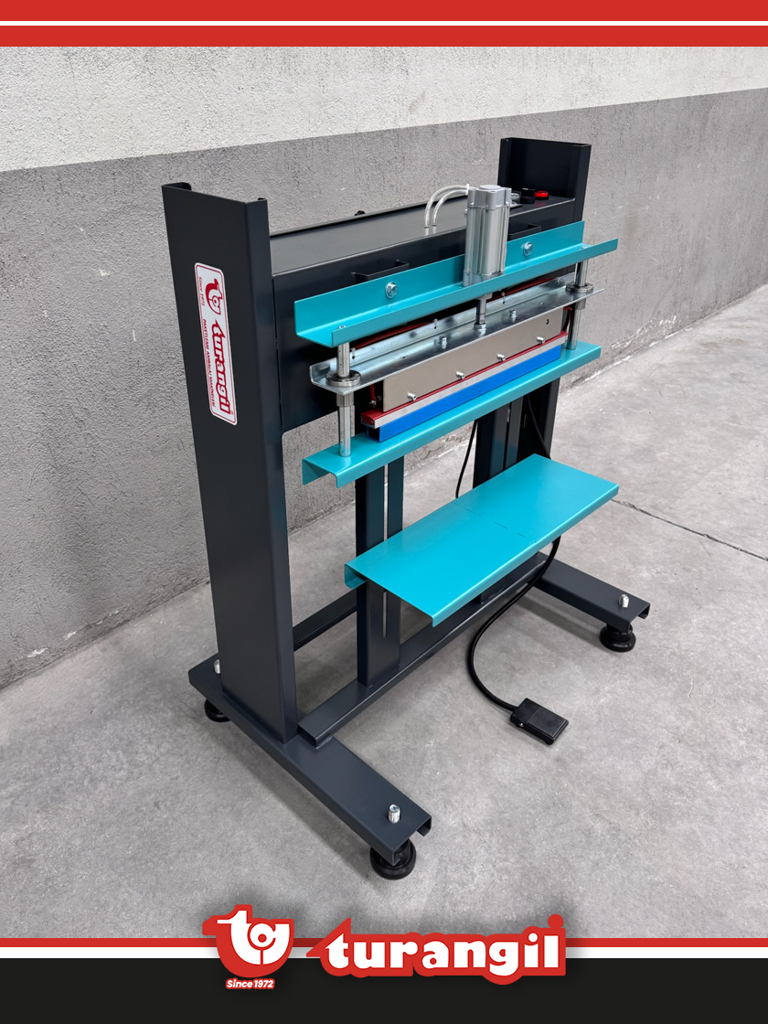 TGAY560 YARI OTOMATİK 600 MM SICAK ÇENE ALÜMİNYUM METALİZE AĞIZ YAPIŞTIRMA MAKİNESİ