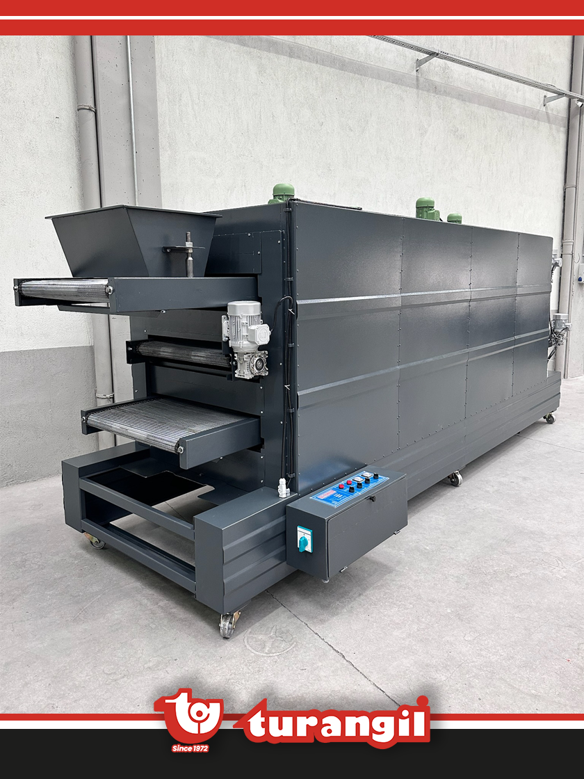 TGKS80-400-3K TAM OTOMATİK 3 KATLI 80X140X400 ISI TÜNELLİ KURUTMA NEM ALMA MAKİNESİ