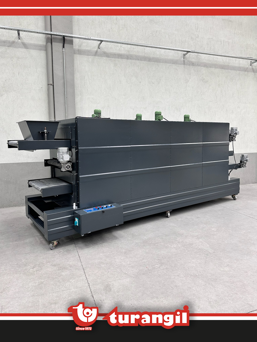 TGKS80-400-3K TAM OTOMATİK 3 KATLI 80X140X400 ISI TÜNELLİ KURUTMA NEM ALMA MAKİNESİ