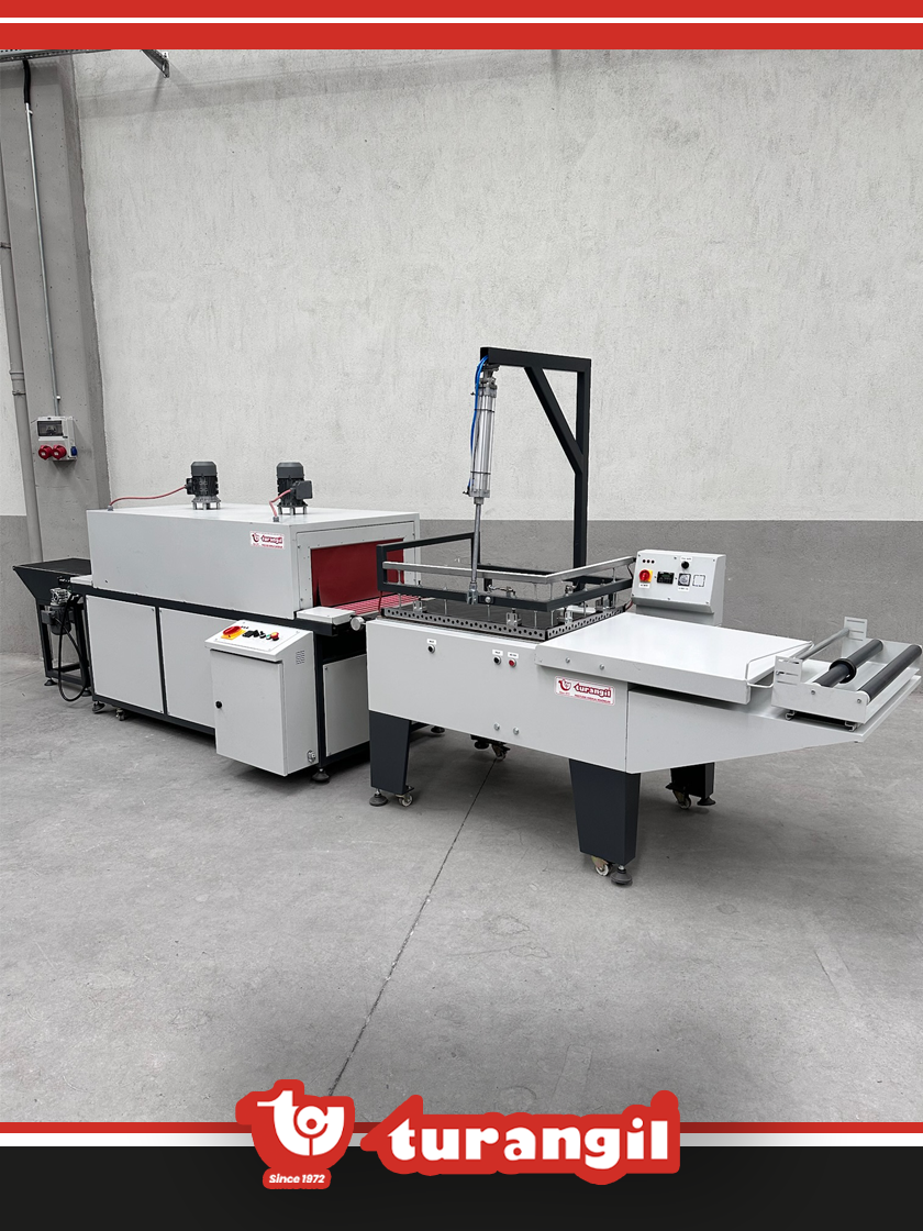 TGSL60 YARI OTOMATİK 60X80  L KESİM TÜNELLİ PVC POF SHRİNK AMBALAJ MAKİNESİ