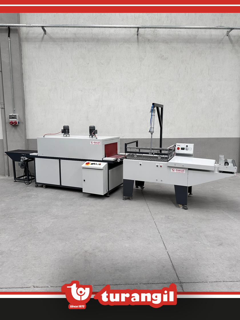 TGSL60 YARI OTOMATİK 60X80  L KESİM TÜNELLİ PVC POF SHRİNK AMBALAJ MAKİNESİ