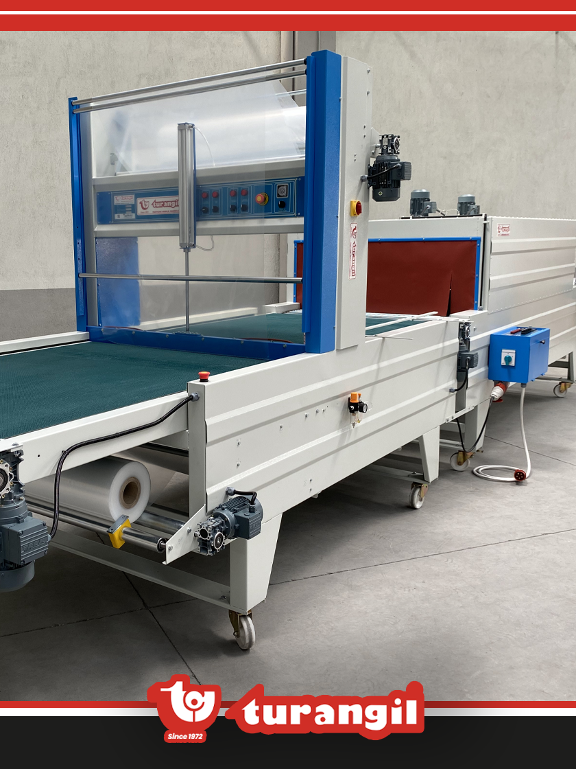 TGSOKB120 TAM OTOMATİK ÖNDEN BESLEME 120X50X250 TÜNELLİ SHRİNK AMBALAJ MAKİNESİ