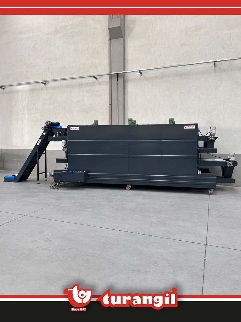 TGKS80-400-5K TAM OTOMATİK 5 KATLI 80X200X400 ISI TÜNELLİ KURUTMA NEM ALMA MAKİNESİ