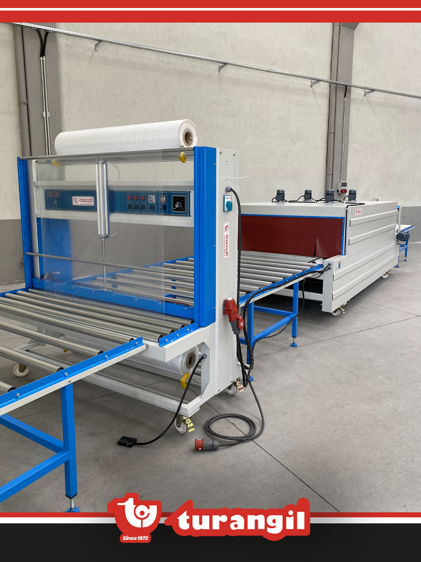 TGS160DEXT OTOMATİK 120X50X300 TÜNELLİ POLİETİLEN DOUBLE EXTENDED SHRİNK AMBALAJ MAKİNESİ