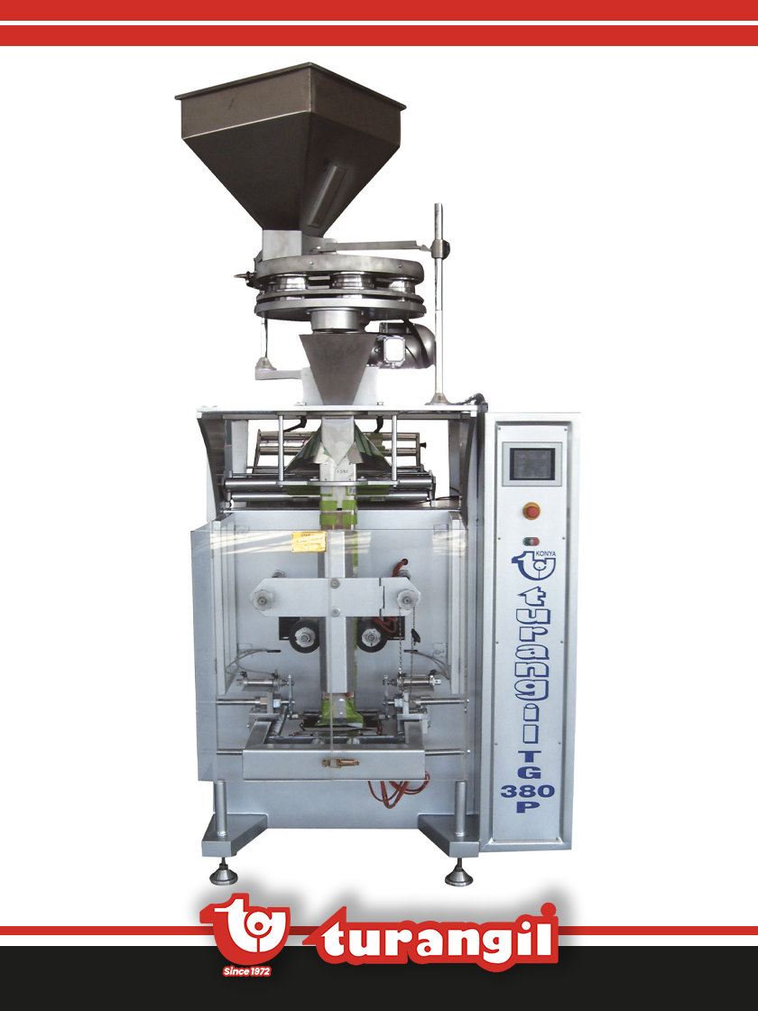 TGP1300 TAM OTOMATİK VOLİMETRİK DOLUM SİSTEMLİ DİKEY PAKETLEME MAKİNESİ