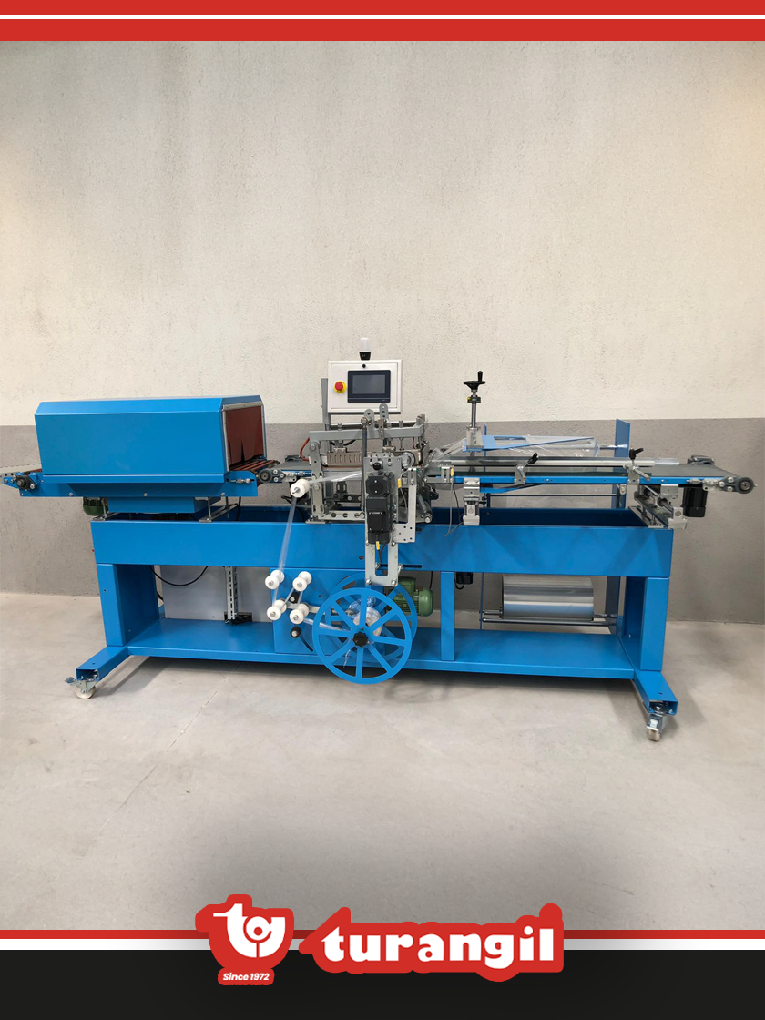 TGSLOKB45 TAM OTOMATİK 45X60 L KESİM TÜNELLİ PVC POF SHRİNK AMBALAJ MAKİNESİ