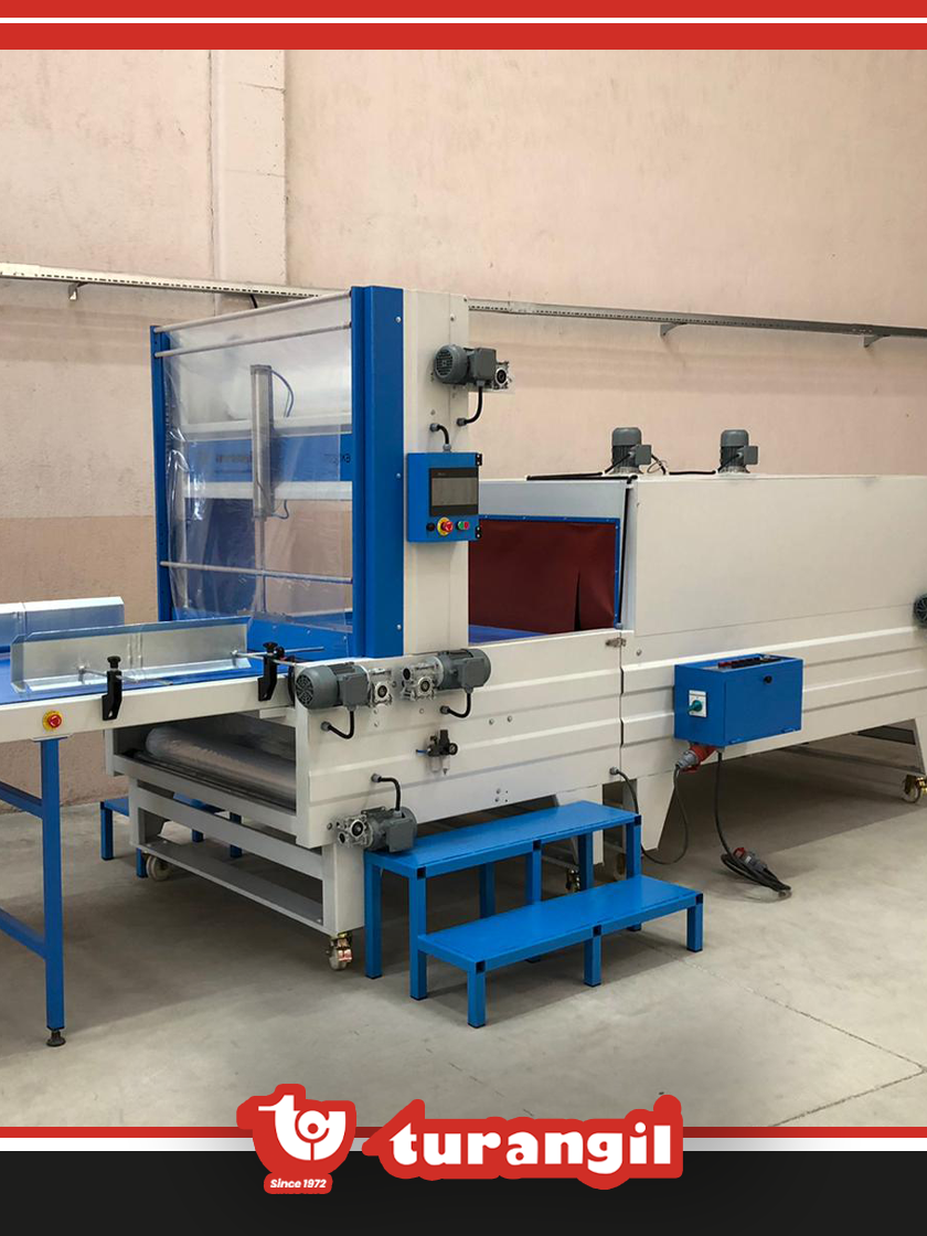 TGSOKB140 TAM OTOMATİK ÖNDEN BESLEME 140X50X250 TÜNELLİ SHRİNK AMBALAJ MAKİNESİ