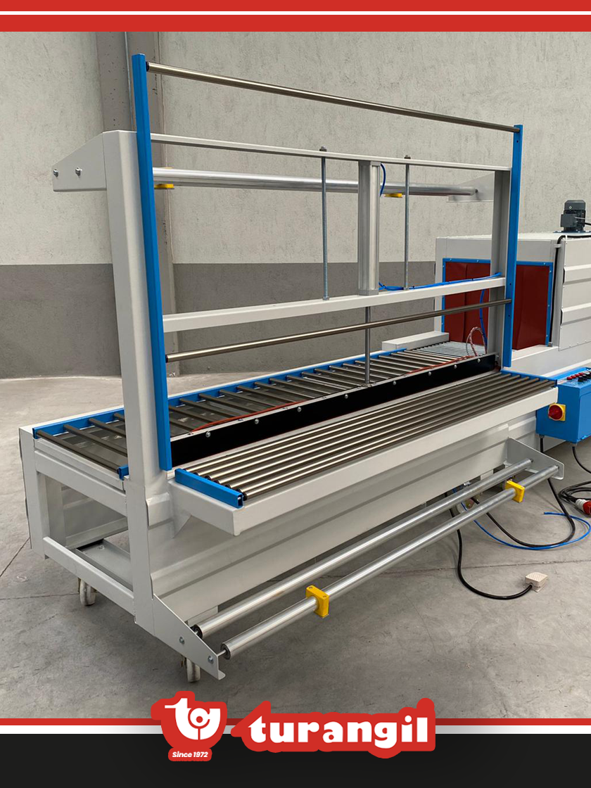 TGSYB60 YARI OTOMATİK YATAY BESLEME 60X50X200 TÜNELLİ POLİETİLEN SHRİNK AMBALAJ MAKİNESİ