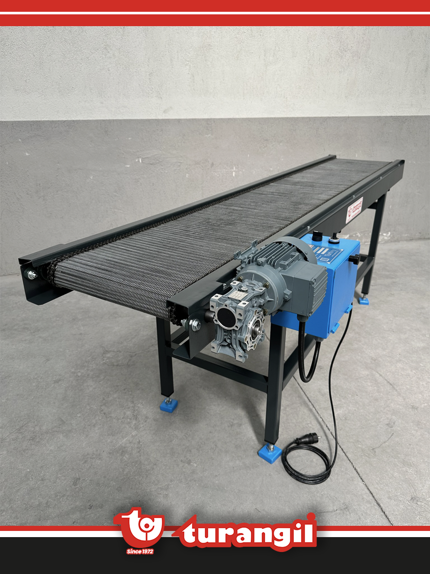 TGTKSTB200-50 TEL BANTLI 2000X500MM TAŞIMA AKTARMA KONVEYÖRÜ