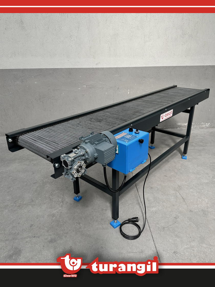 TGTKSTB200-50 TEL BANTLI 2000X500MM TAŞIMA AKTARMA KONVEYÖRÜ