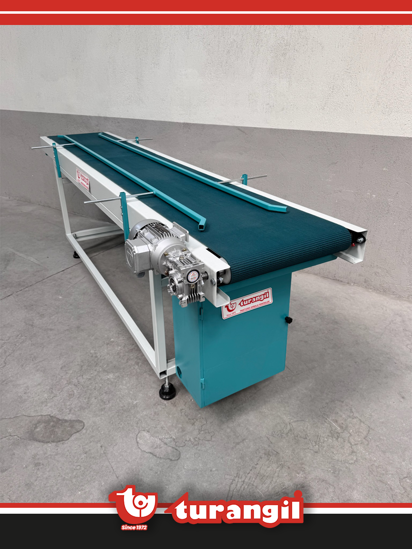 TGTKSMC300-150 PVC KAYIŞLI 3000X150MM ENJEKSİYON MAKİNE ÇIKIŞ KONVEYÖRÜ