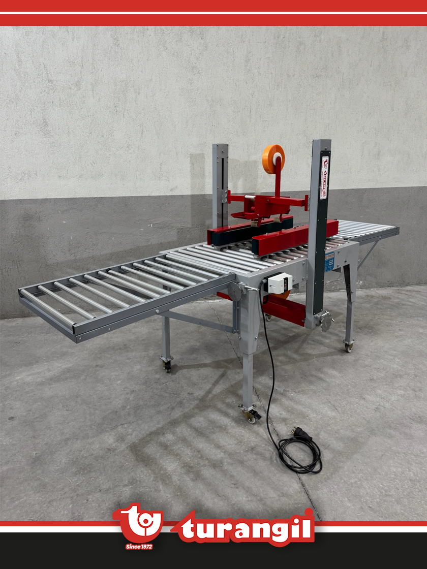 TGKB50D TAM OTOMATİK 50X50 ÇİFT TARAFLI KOLİ BANTLAMA MAKİNESİ