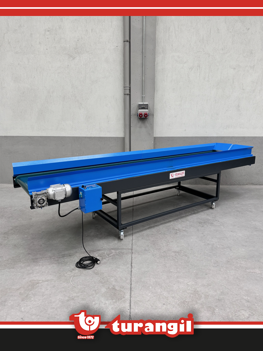 TGTKSSA400-80 PVC KAYIŞLI 4000X800MM SEÇME AYRIŞTIRMA AYIKLAMA KONVEYÖRÜ