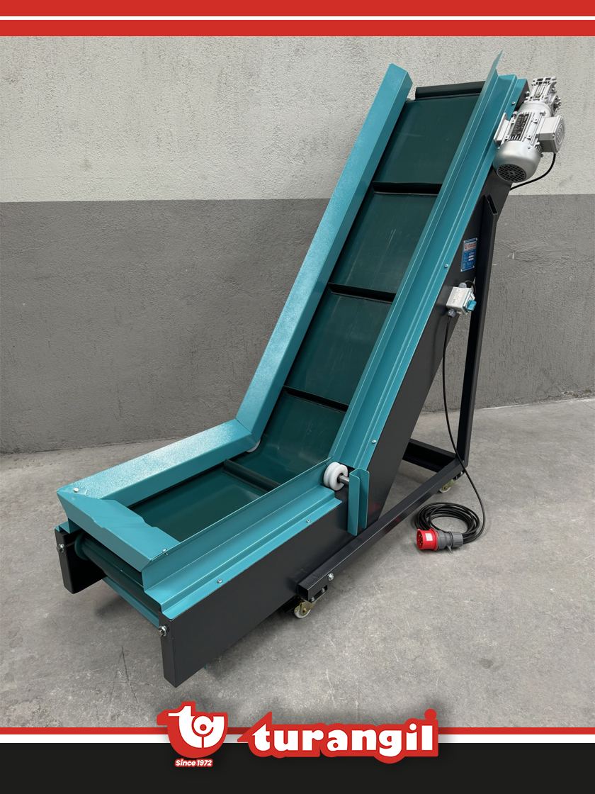 TGTKSL200-40 PVC KAYIŞLI 2000X400MM L TİPİ AKTARMA YÜKLEME KONVEYÖRÜ